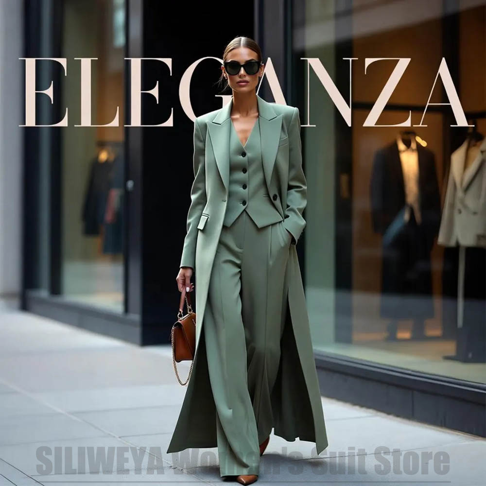 Women Formal Wear For Party - Setelan Jas Wanita Chic Tiga Potong