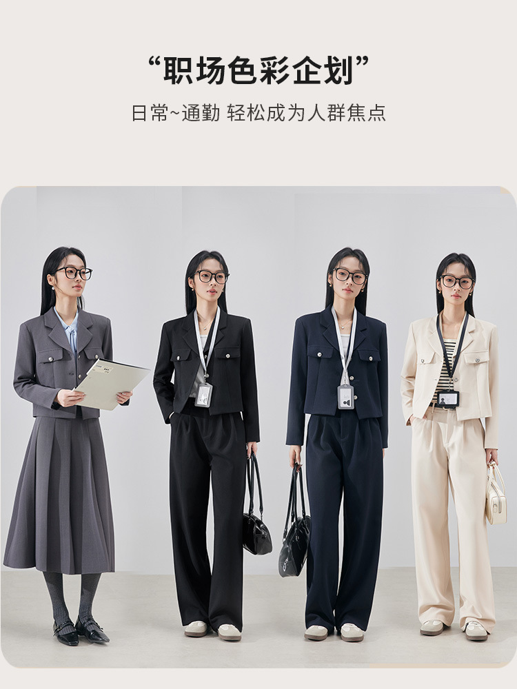 Women'S Formal Wear Petite - Blazer pendek untuk wanita bertubuh mungil,