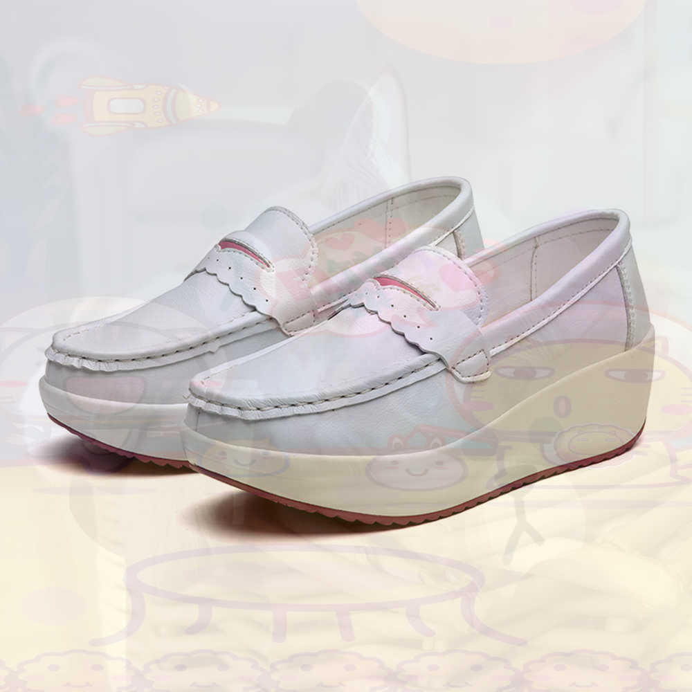 Women Formal Wear Best Brands - Plataform Sepatu Kets Merah Muda Musim