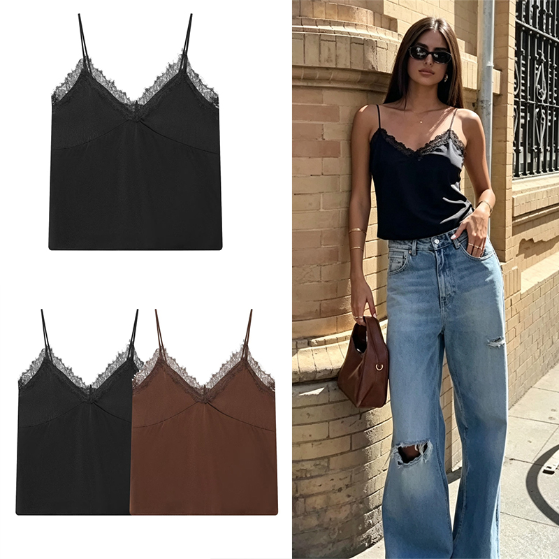 Silk Camisole Work - Guobioziy2026 Kamisol Wanita Retro Baru dengan