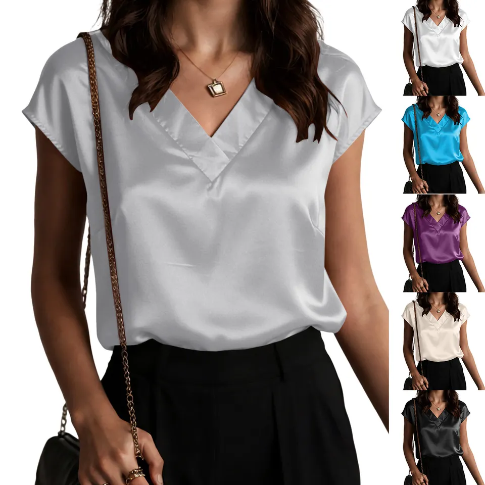 Tank Top Satin Sutra Wanita Ke - Silk Camisole Work ulasan dan harga