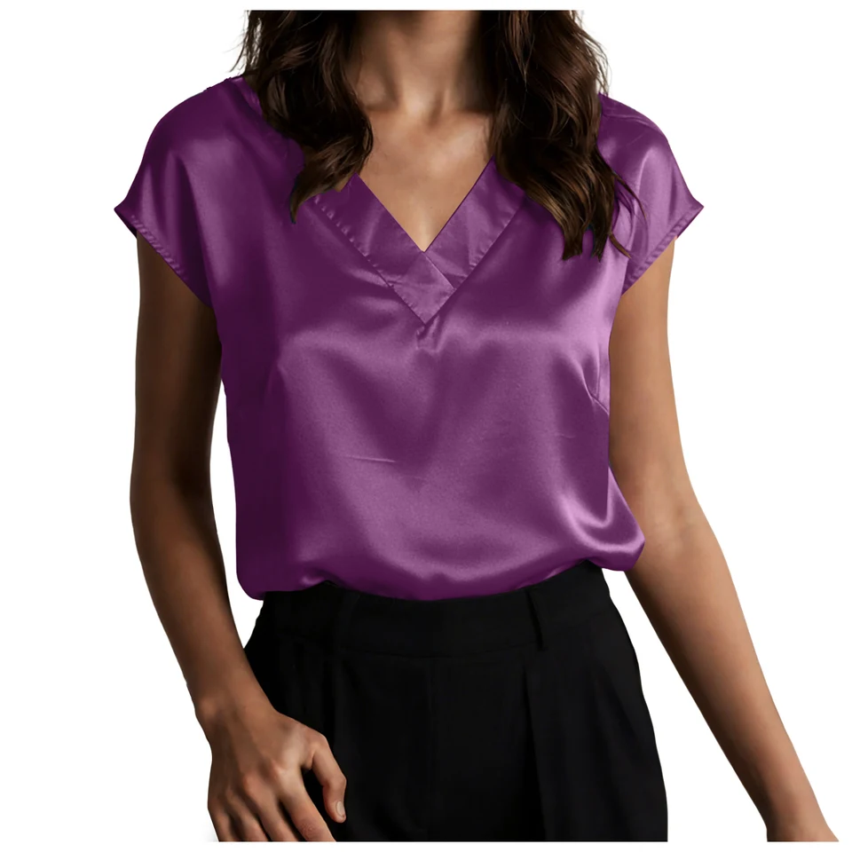 Tank Top Satin Sutra Wanita Ke - Silk Camisole Work ulasan dan harga