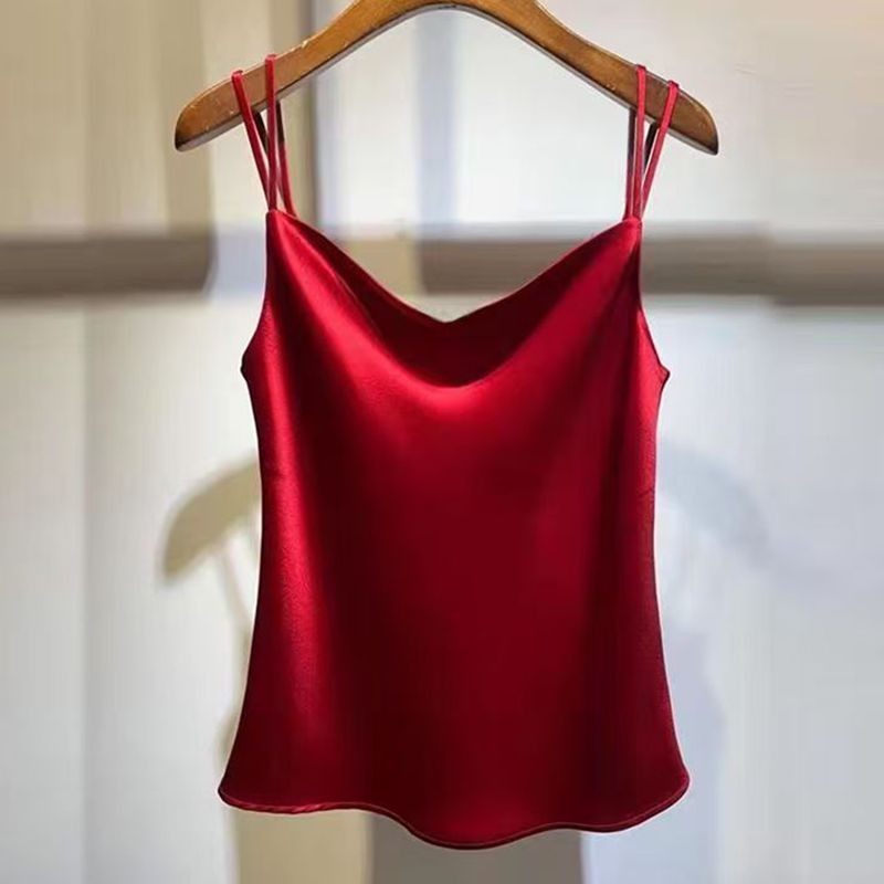 Kamisol Sutra Satin Seksi 2025 - Silk Camisole Work ulasan dan harga