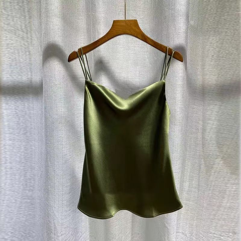 Kamisol Sutra Satin Seksi 2025 - Silk Camisole Work ulasan dan harga