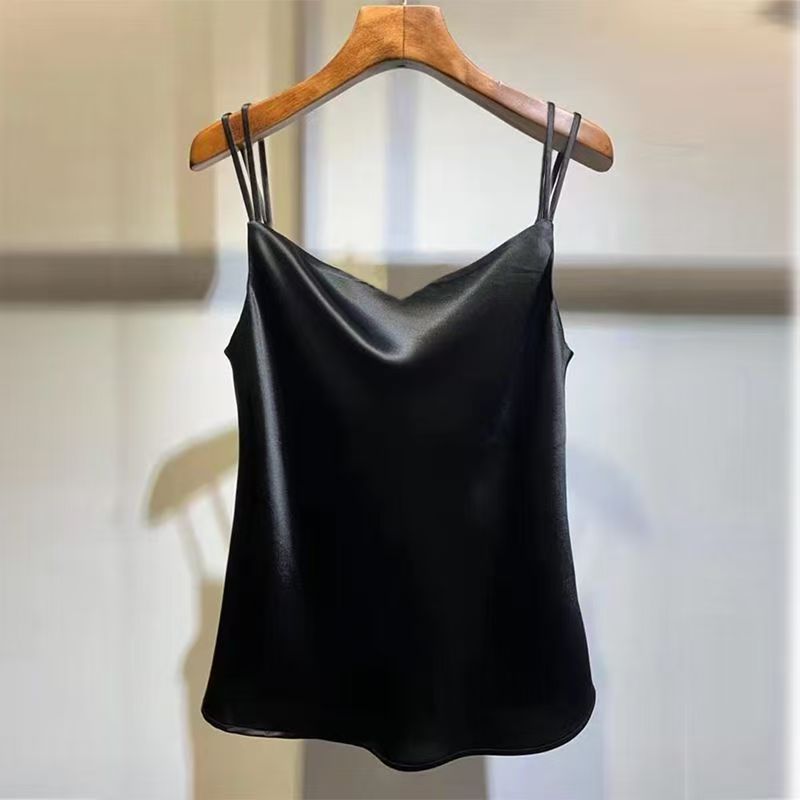 Kamisol Sutra Satin Seksi 2025 - Silk Camisole Work ulasan dan harga