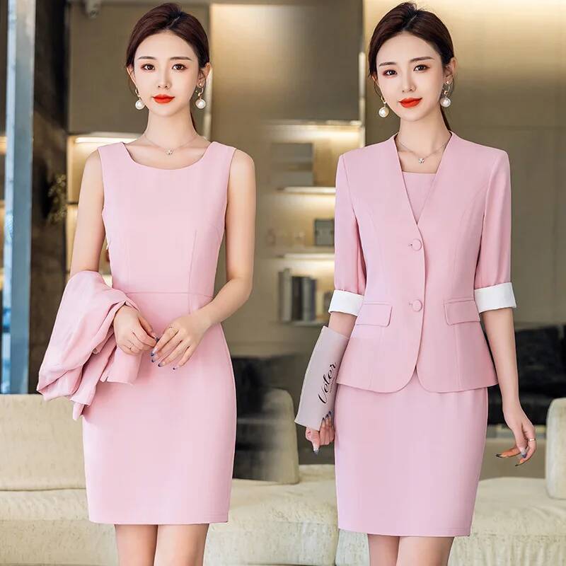 Setelan Bisnis Wanita Formal U - Women Formal Wear Stitching ulasan dan harga